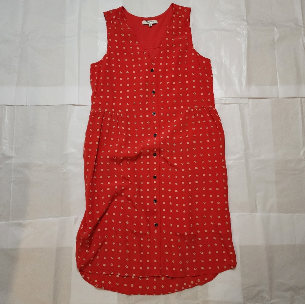 Madewell Odette Silk Mini Dress